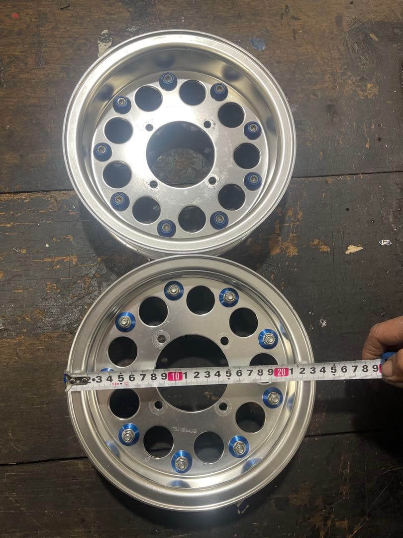 モンキー　テケガワ8インチアルミホイール　前後セット