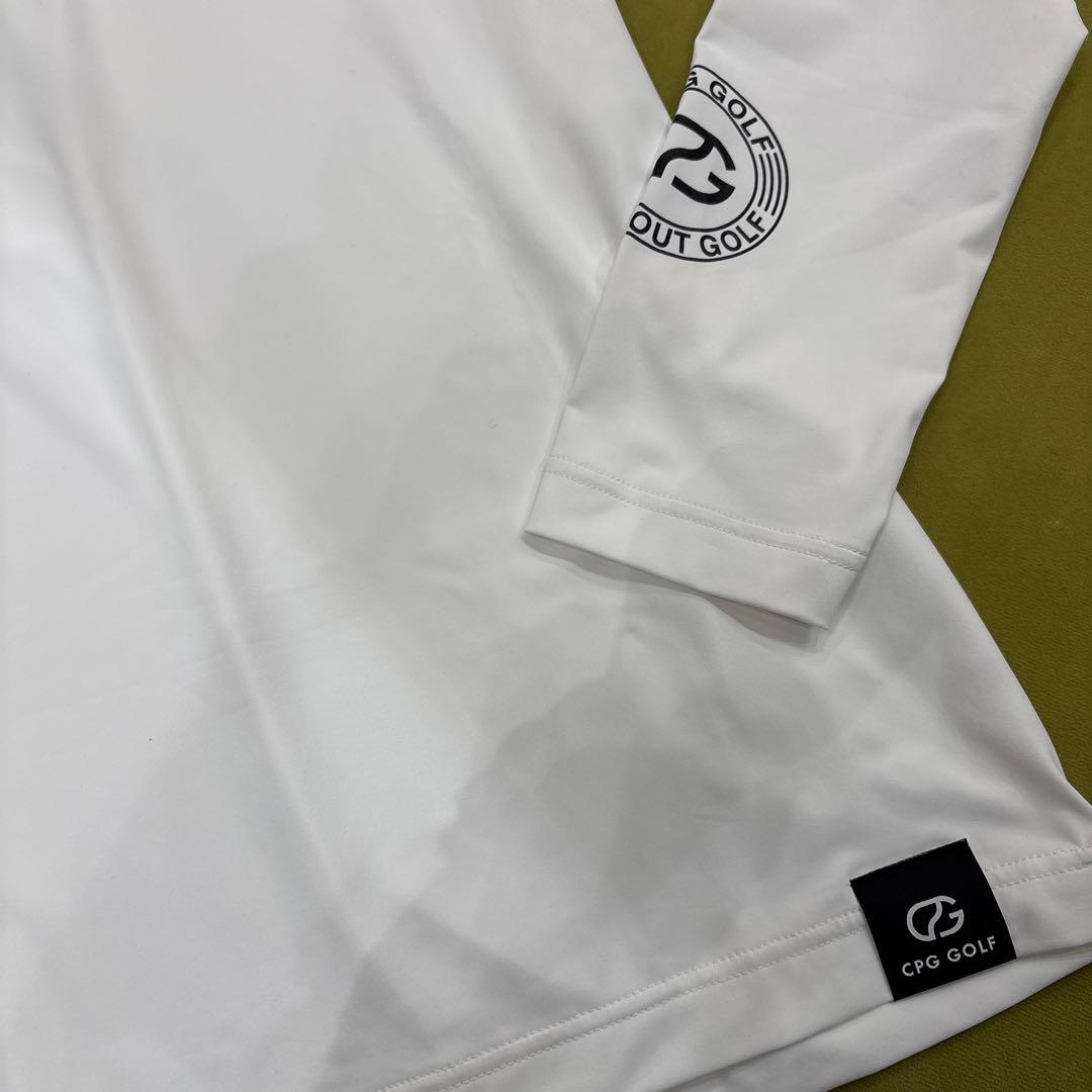 CPG GOLF 長袖ハイネックシャツ ホワイト
