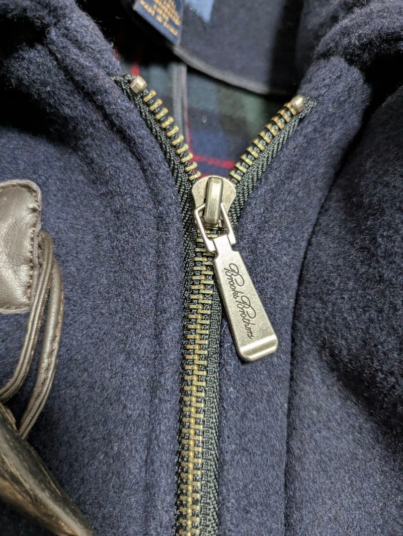 近年モデル　極美品✨　ブルックスブラザーズ　ダッフルコート　ネイビー　XL