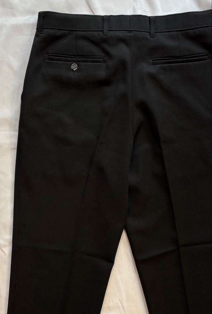 Levi'sアクションスラックス ブラックmade in USA 34×29