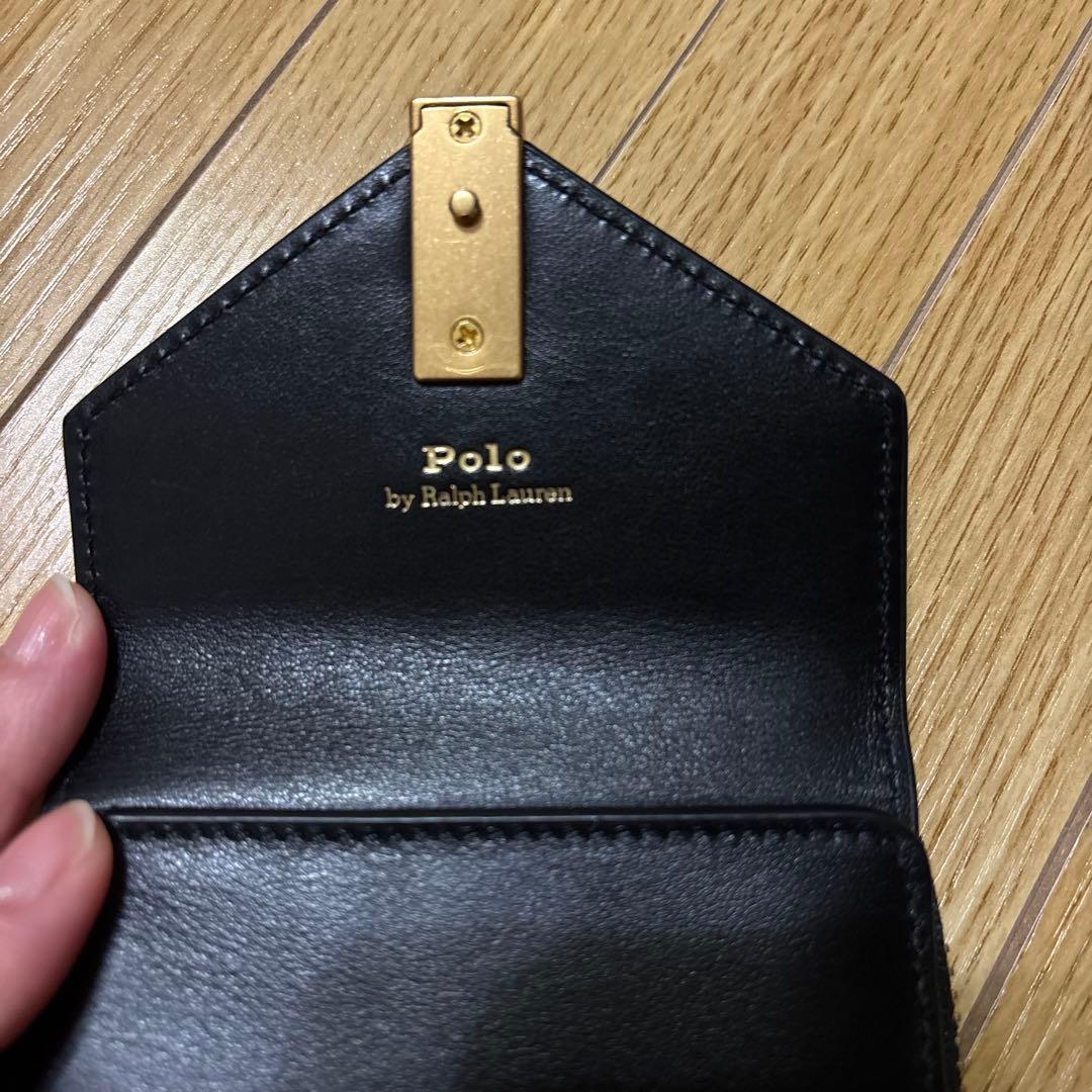 ポロラルフローレン Polo ID レザー コンパクト ウォレット