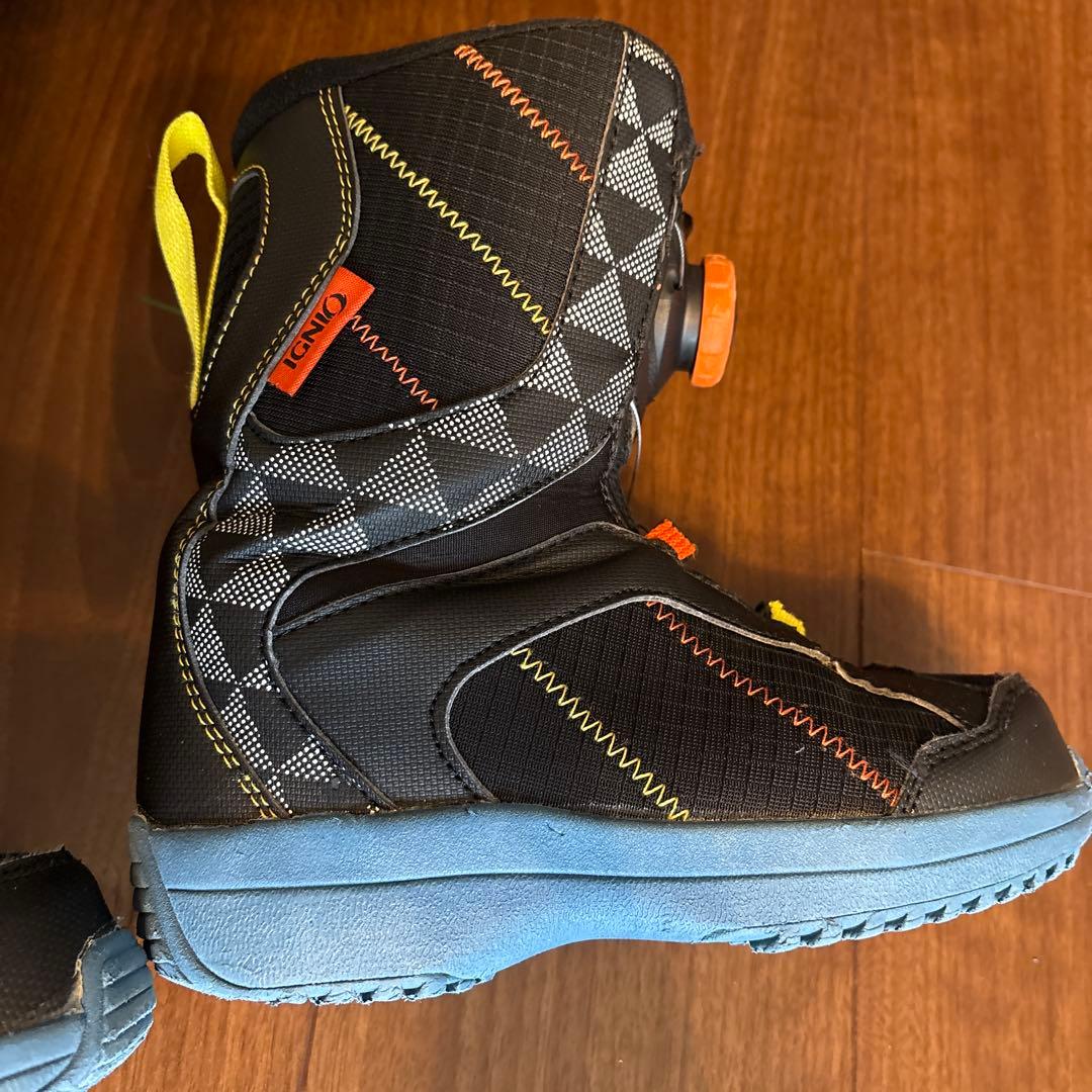 キッズ　スノーボード 120cm ビンディング　ブーツ　3点セット