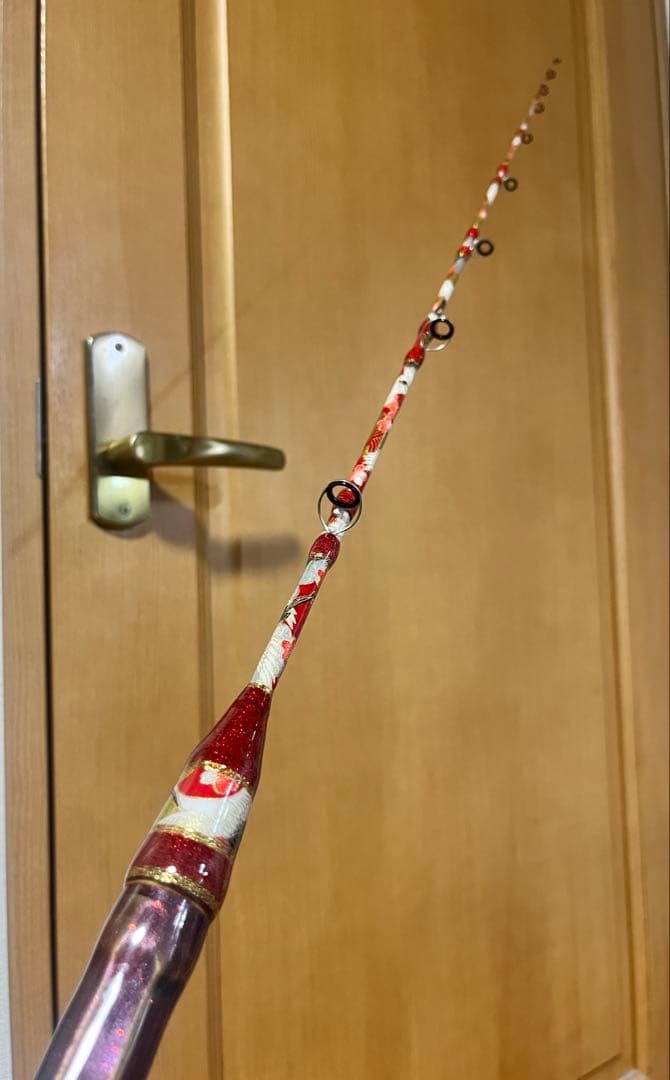 伊勢海老竿　伊勢海老釣り竿　布袋竹　テトラ竿　Fujiリールシート　ガイド　Ka