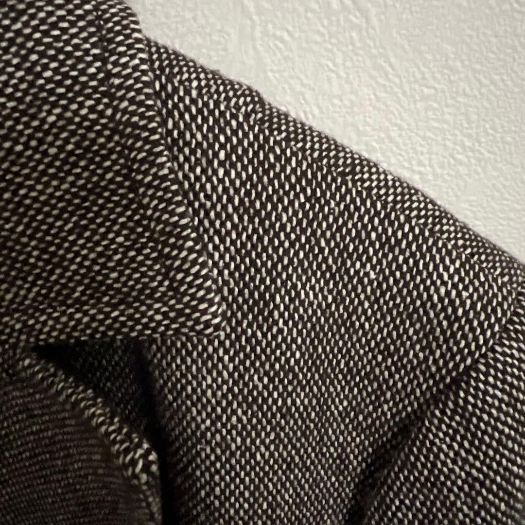 極美品✨大きいサイズ バーバリーロンドン ジャケット ツイード シルク 42 茶