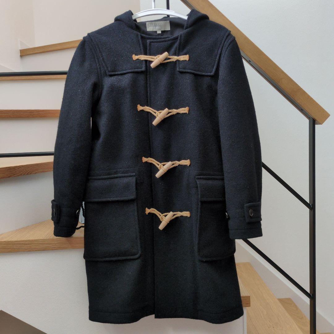 MARGARET HOWELL ネイビー ダッフルコート S
