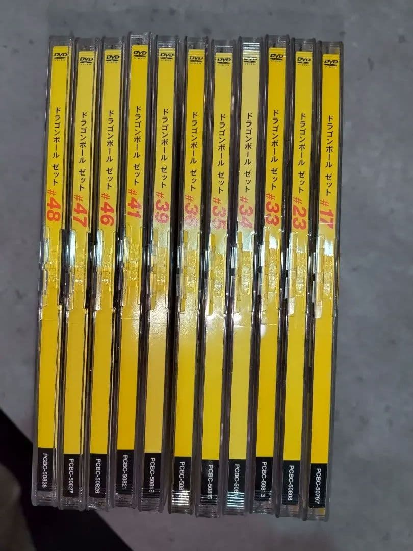ドラゴンボールZ DVD 17,23,33~36,39,41,46,47,48