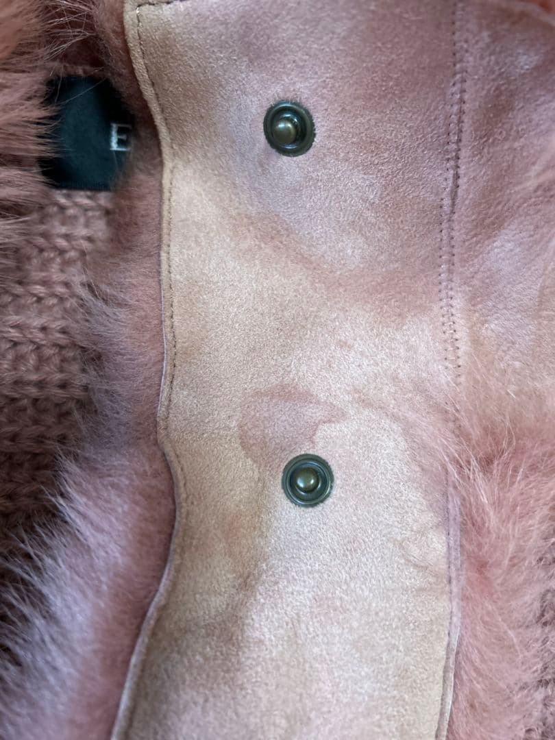 ★希少★エポカ EPOCA ニットファー ニットコート ピンク