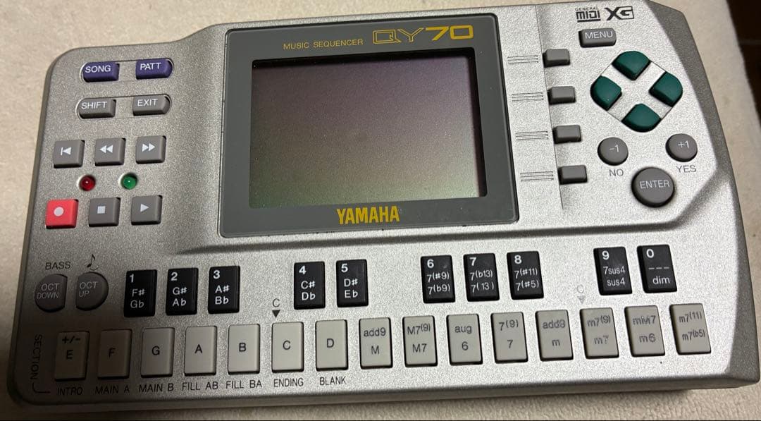 YAMAHA ヤマハ　QY70 音源モジュール　シーケンサー　本体のみ