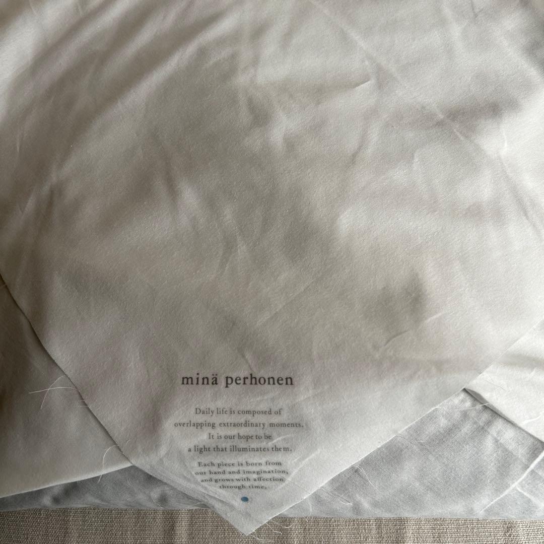 【新品未使用】ミナペルホネン タンバリン コート　３８　ネイビー　2025AW