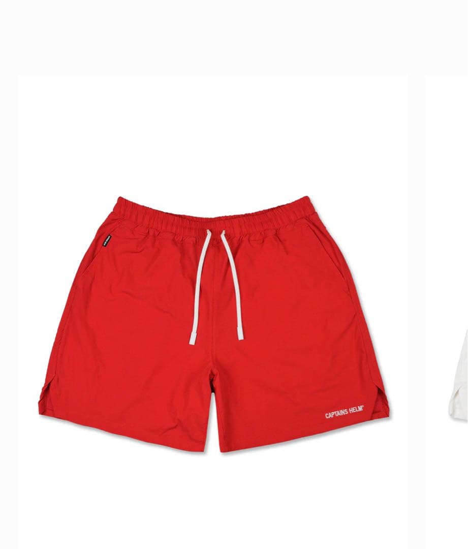 新品未使用　CAPTAINS HELM レッド ショートパンツ　sizeＬ