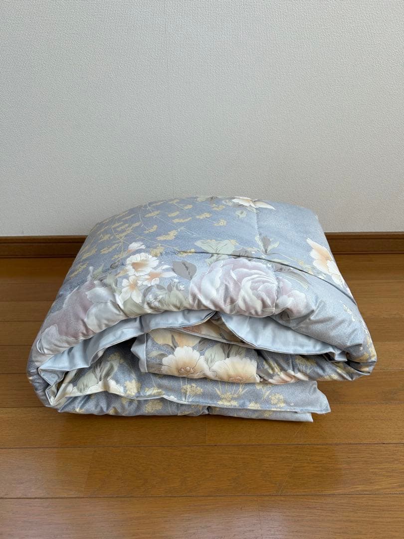 らん　　プロファイル敷布団シングル2枚　カバー付きブルー