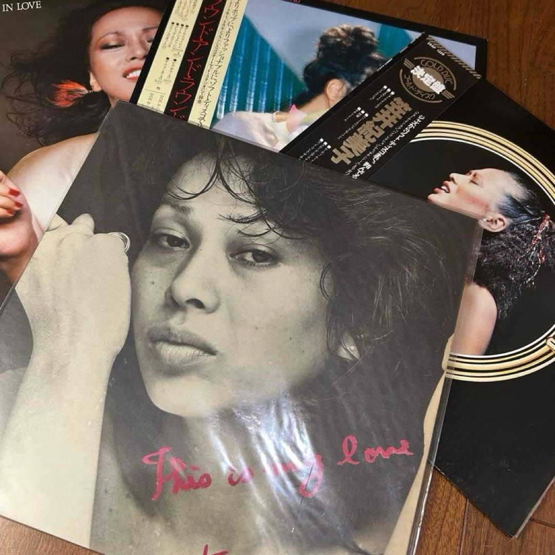 笠井紀美子　アナログレコード　4枚セット