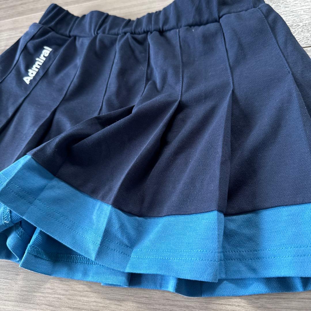 アドミラル レディーステニスウェア 青紺 ゲームシャツ＆スコート セット