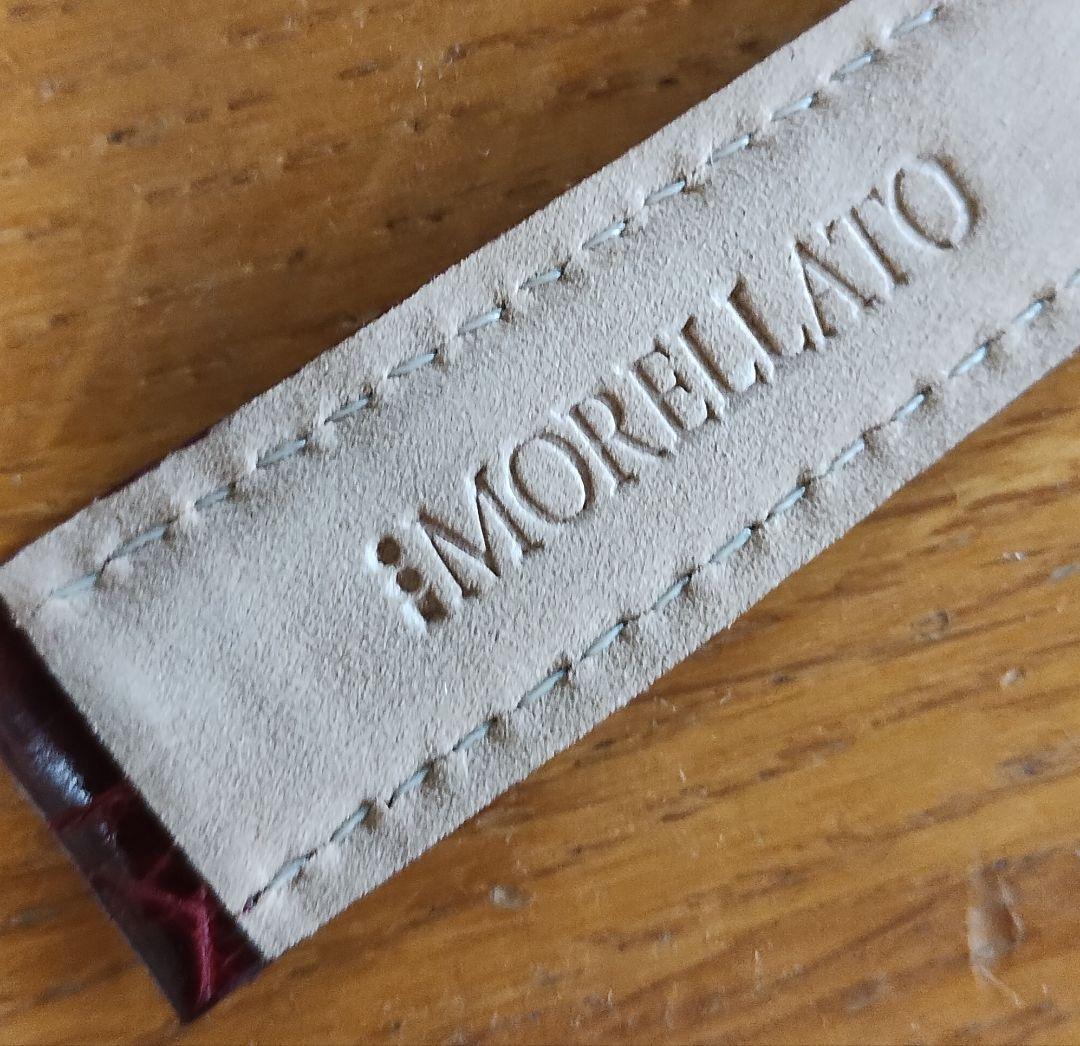 【新品】モレラート カイマンワニ 18mm バーガンディ