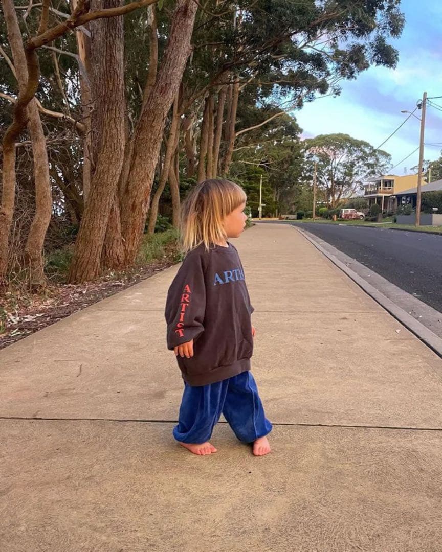 トップス ziggy zaza artist pullover charcoal