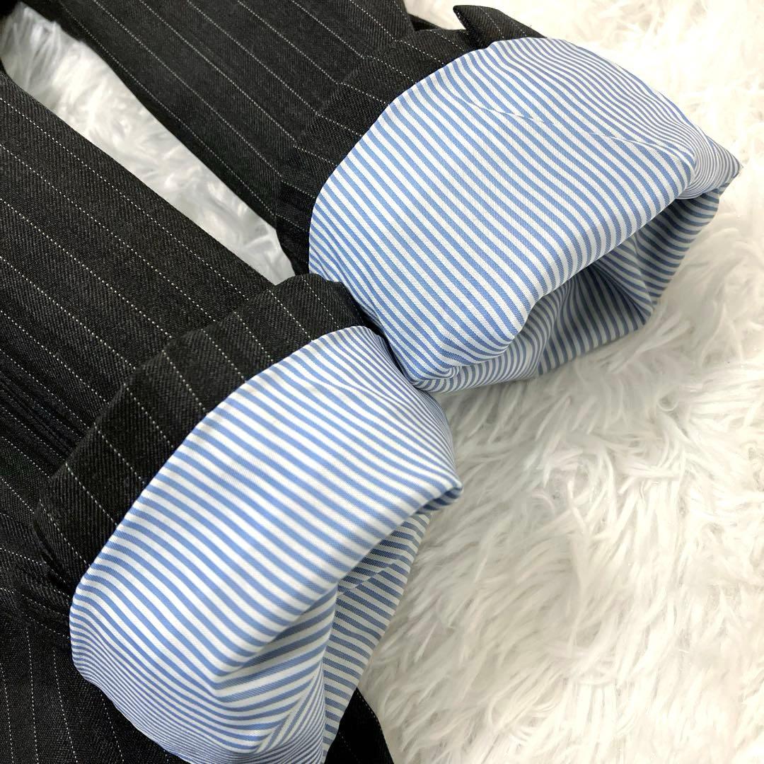 Daniel Dodd UOMO A6 スーツ　3ピース　ストライプ　黒