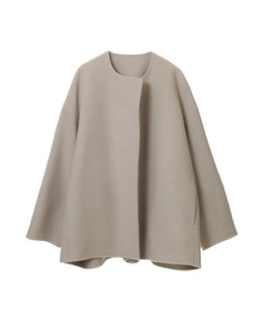 martinique マルティニーク ノーカラーショートコートジャケット