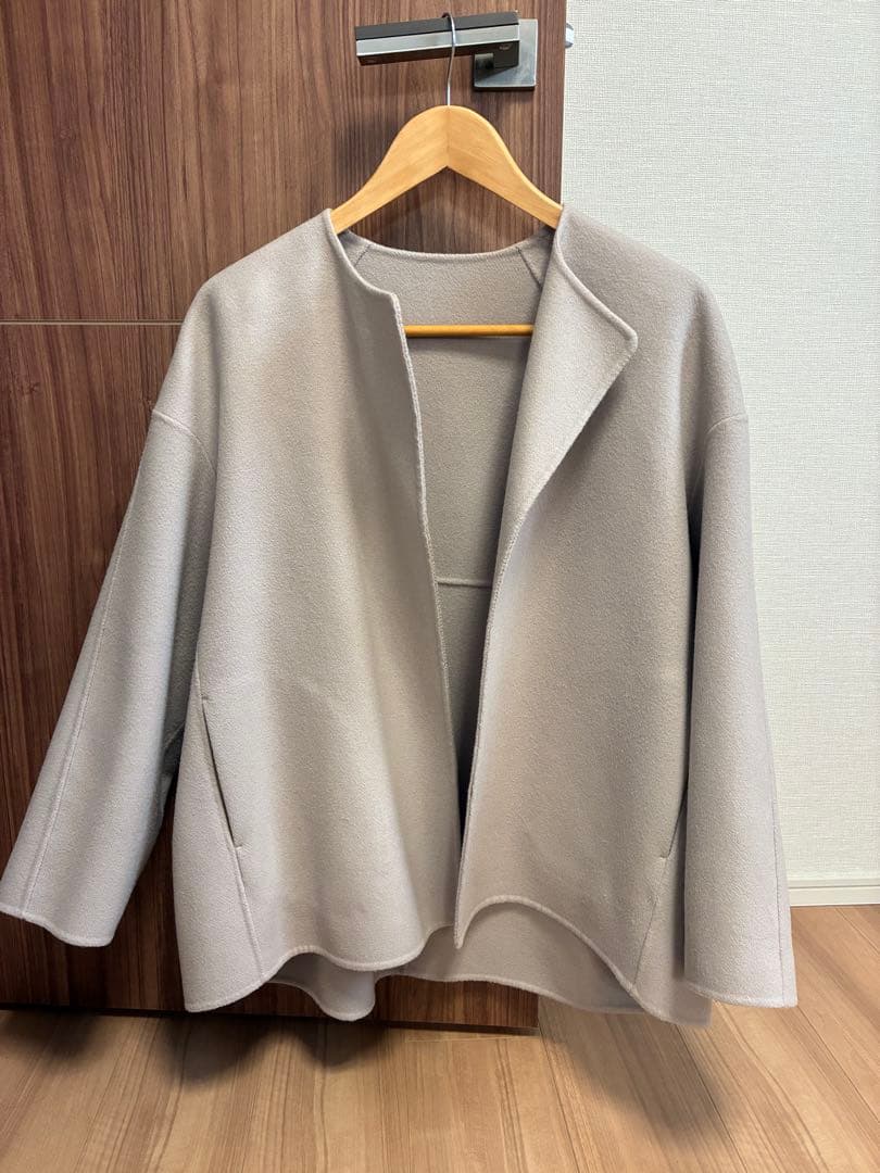 martinique マルティニーク ノーカラーショートコートジャケット