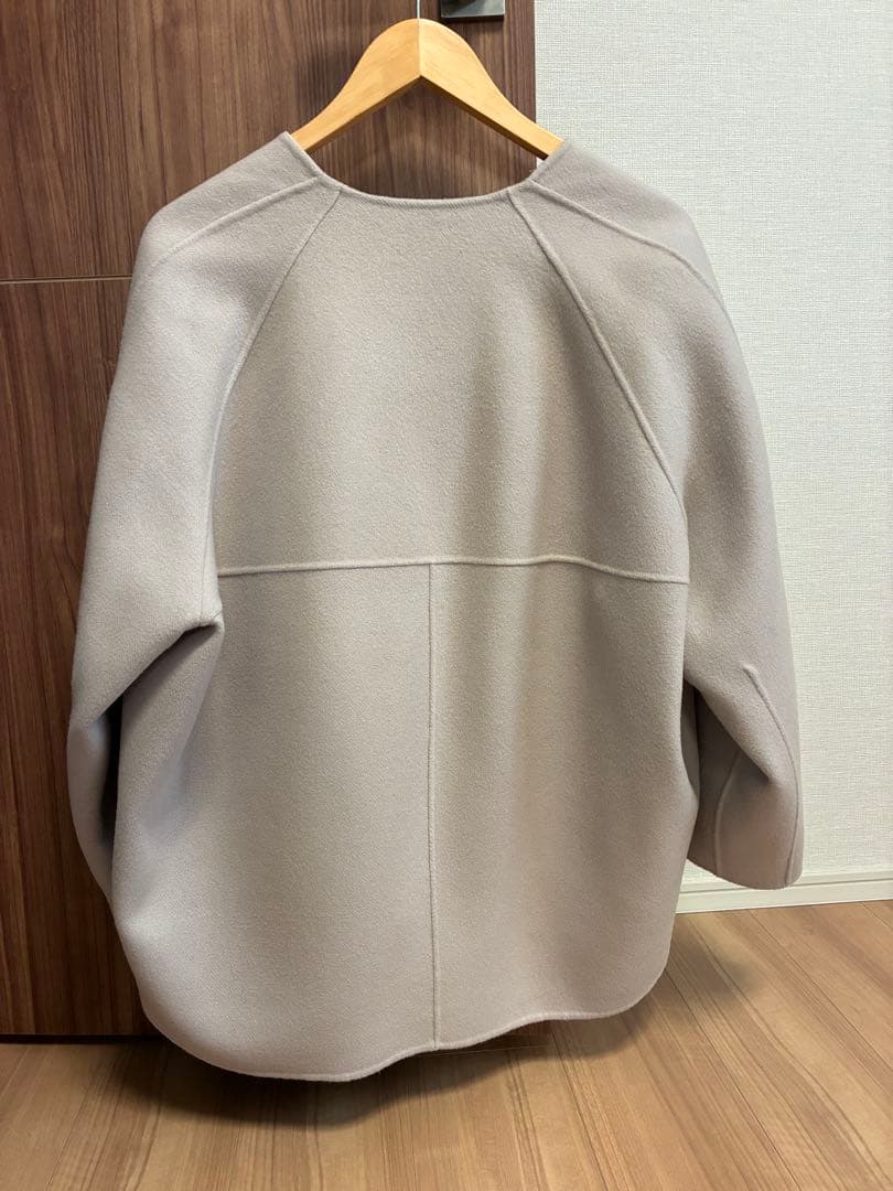 martinique マルティニーク ノーカラーショートコートジャケット