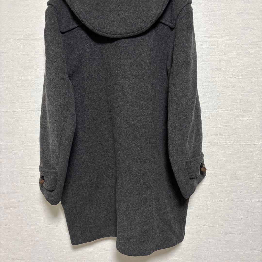 英国製 バーバリーロンドン ダッフルコート 50 L グレー ノバチェック