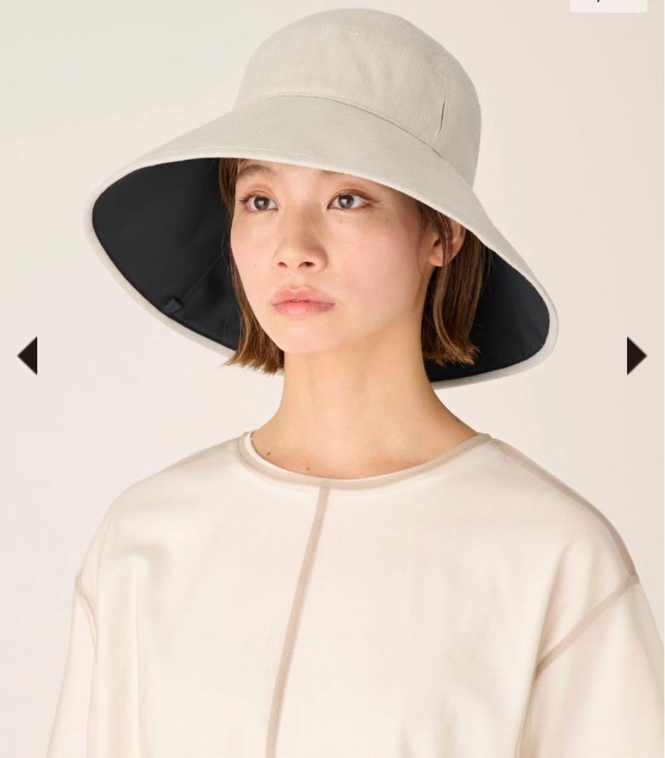 【新品未使用】サンバリア 100 ナチュラルハット　アイボリー　Lサイズ