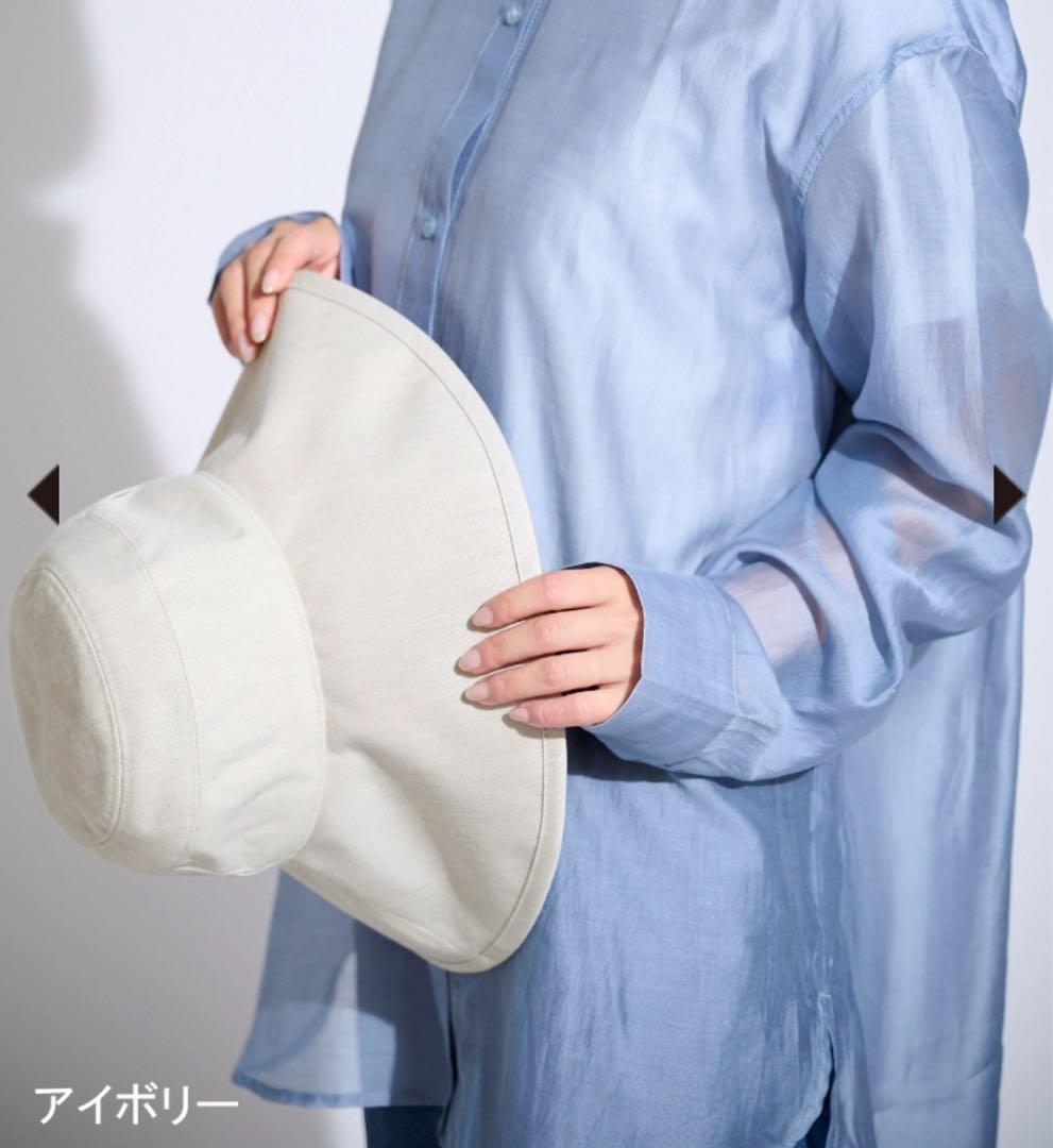 【新品未使用】サンバリア 100 ナチュラルハット　アイボリー　Lサイズ