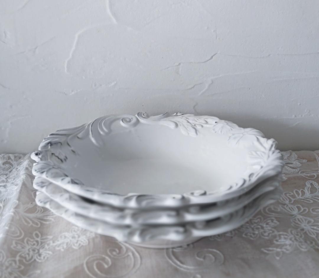 【新品未使用】ELIOS MYFLOWERパスタプレート３枚 サラグレース