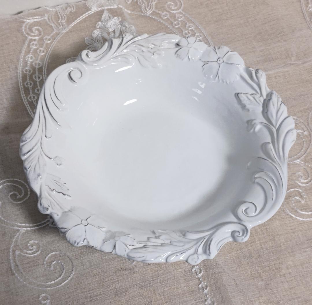 【新品未使用】ELIOS MYFLOWERパスタプレート３枚 サラグレース