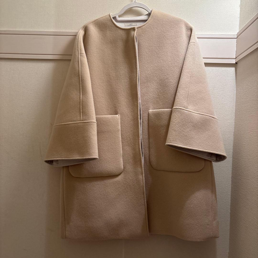 yori ポケット付きロングコート 38