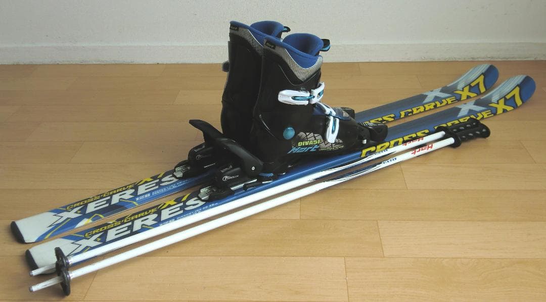 ■11月限定■送料無料■XERES＋Hart■子供用スキーセット■128/23■