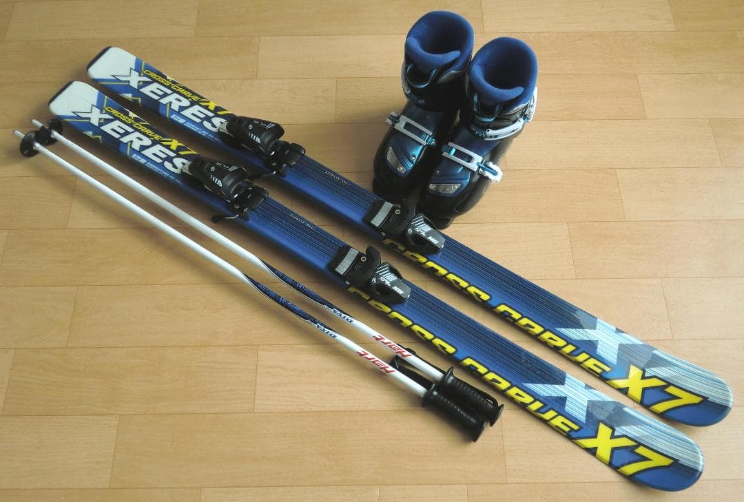 ■11月限定■送料無料■XERES＋Hart■子供用スキーセット■128/23■