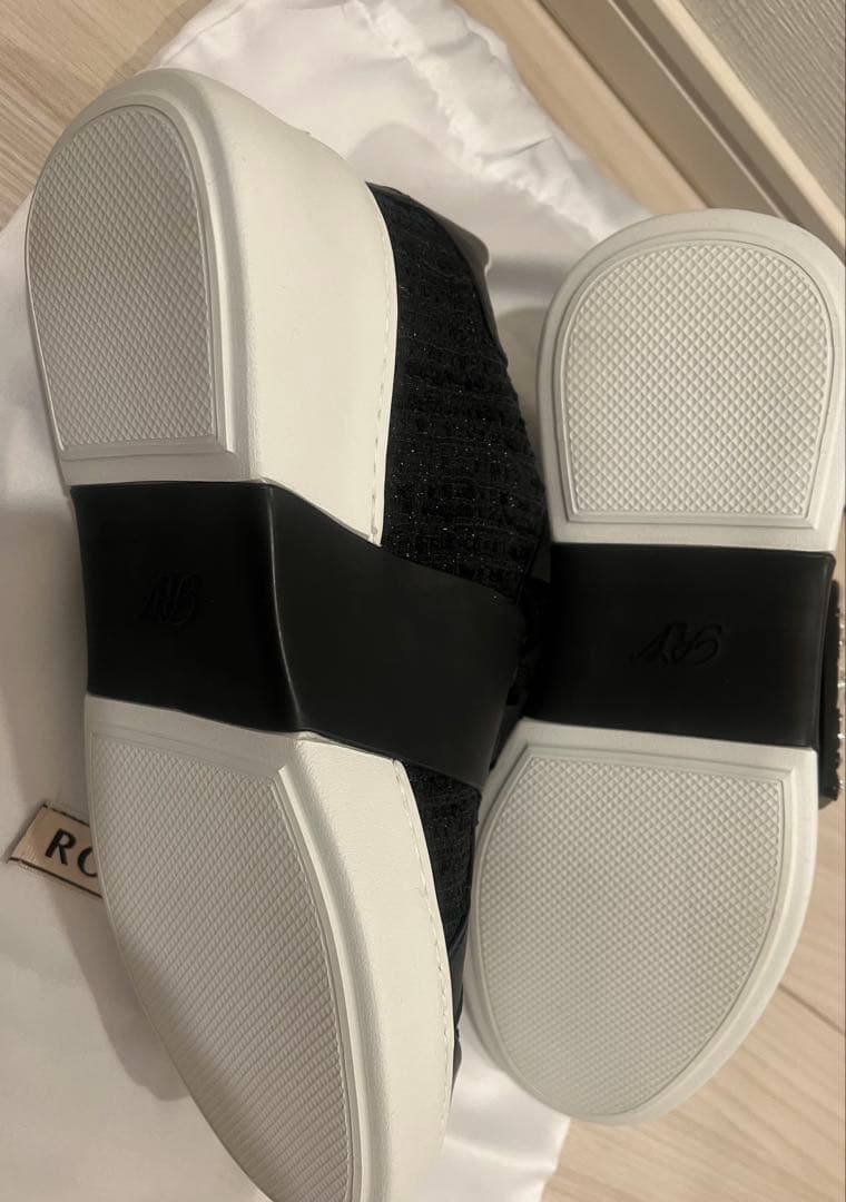 【大幅値下げ】新品未使用ROGER VIVIER ツィードラメスニーカー37