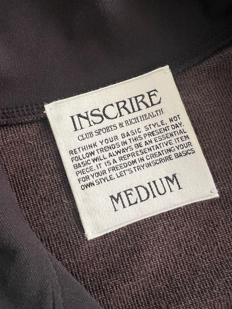 INSCRIREトラックジャケット ブラウン M