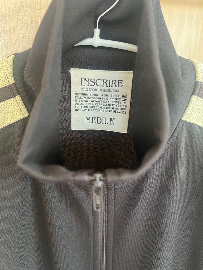 INSCRIREトラックジャケット ブラウン M