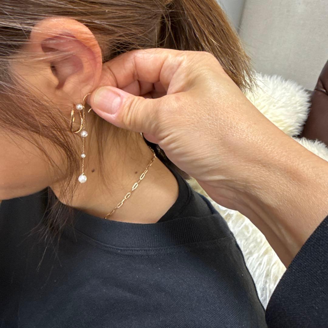 k10 淡水パール　ピアス
