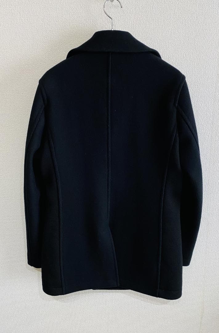 【未使用・美品】カシミア ウール ピーコート ブラック 28%お値下げ