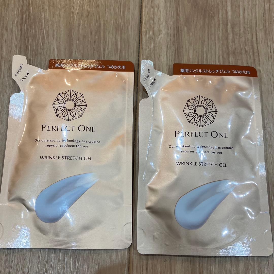 【新品】パーフェクトワン 薬用リンクルストレッチジェル 50g 詰替2袋