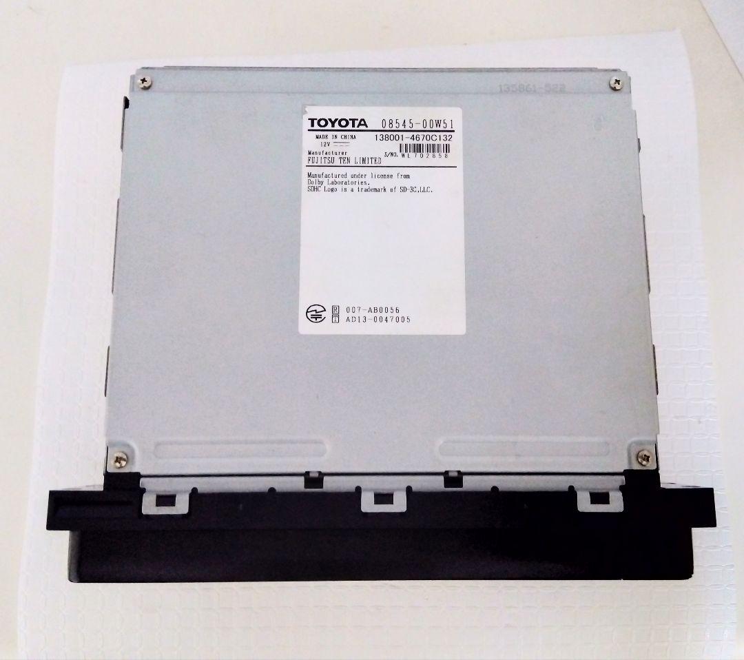 トヨタ純正 SDナビ　NSZT-W64　高精細液晶　取説 新品フィルムアンテナ