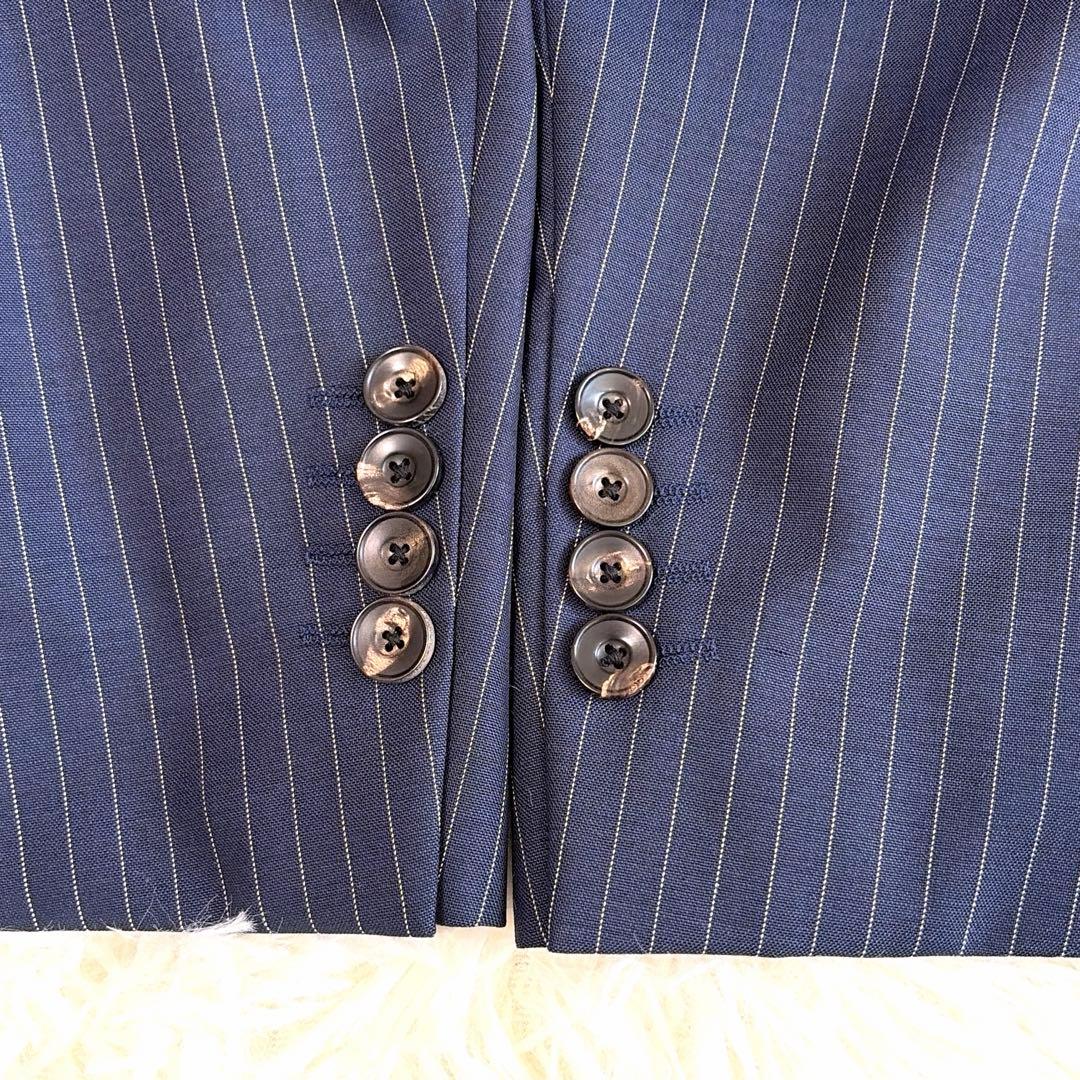 美品✨希少　ブルックスブラザーズセットアップ　ネイビー　ストライプ　ペイズリー柄