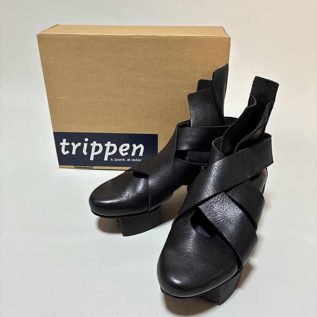 trippen トリッペン ハッピーソール レザー ストラップシューズ 39