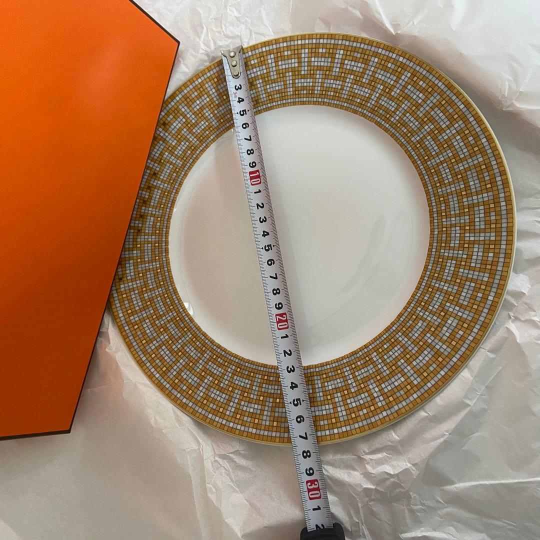 新品・未使用⭐️HERMES プレート 27.5cm モザイク ヴァンキャトル