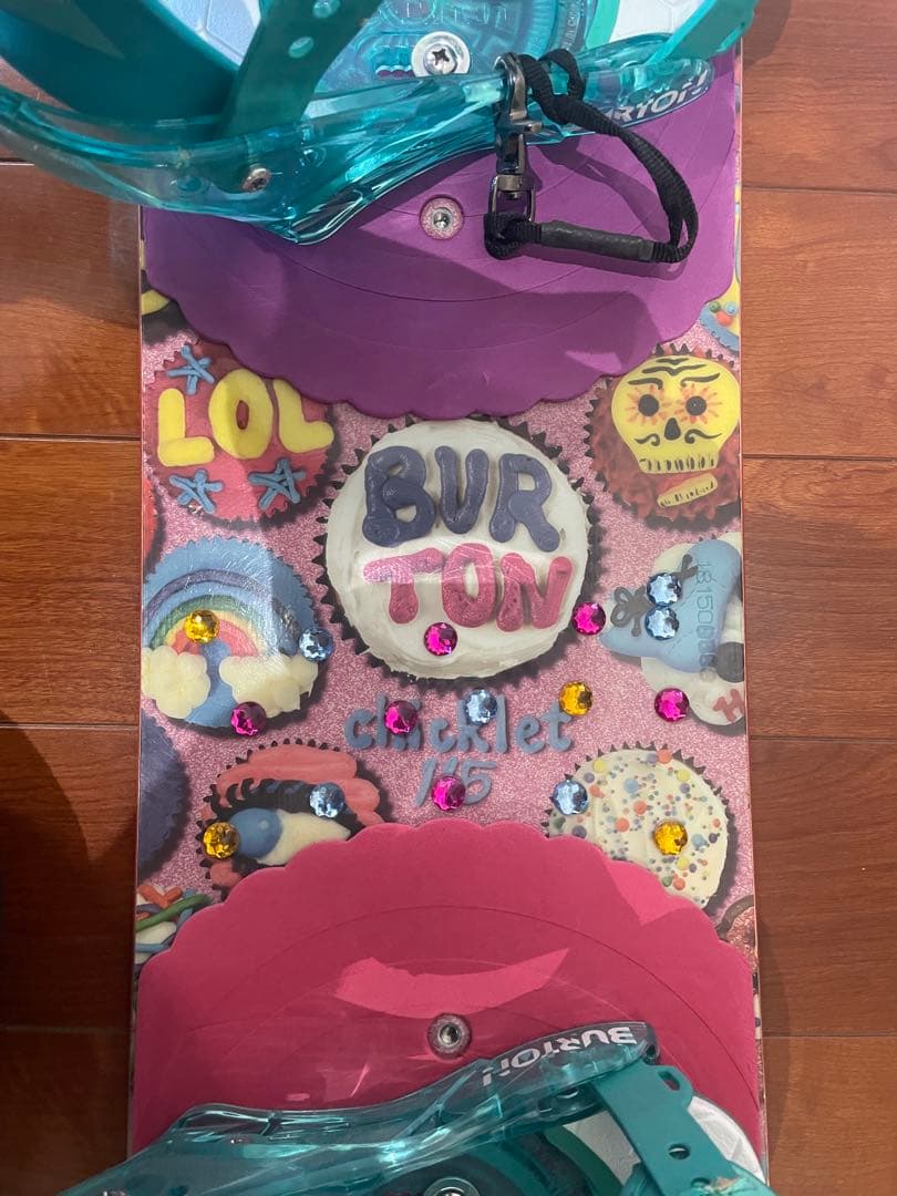 Burton チクレット 115cmセット キッズ 女子 ブーツ ビンディング