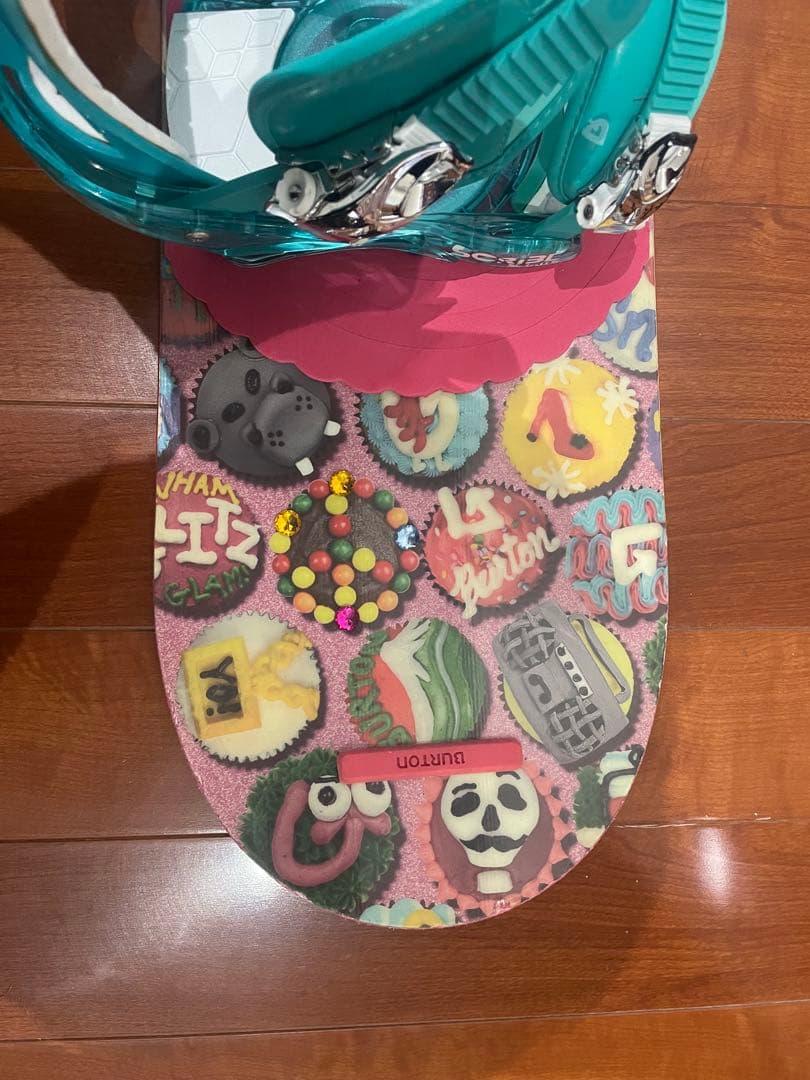 Burton チクレット 115cmセット キッズ 女子 ブーツ ビンディング