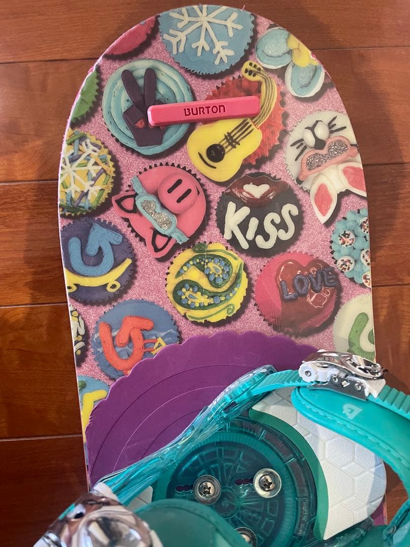 Burton チクレット 115cmセット キッズ 女子 ブーツ ビンディング