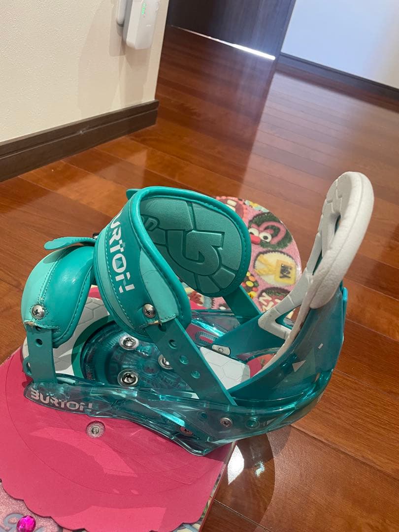 Burton チクレット 115cmセット キッズ 女子 ブーツ ビンディング