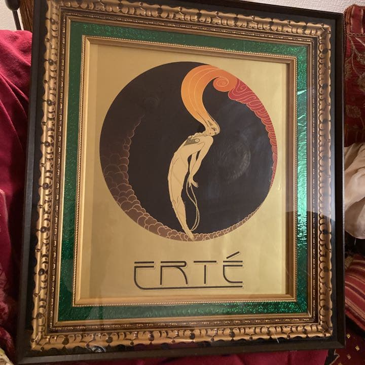 73×67 大判アンティーク額装/elteポスター