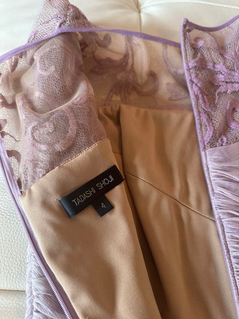 TADASHI SHOJI ピンクドレス サイズ4 一度着用のみ美品