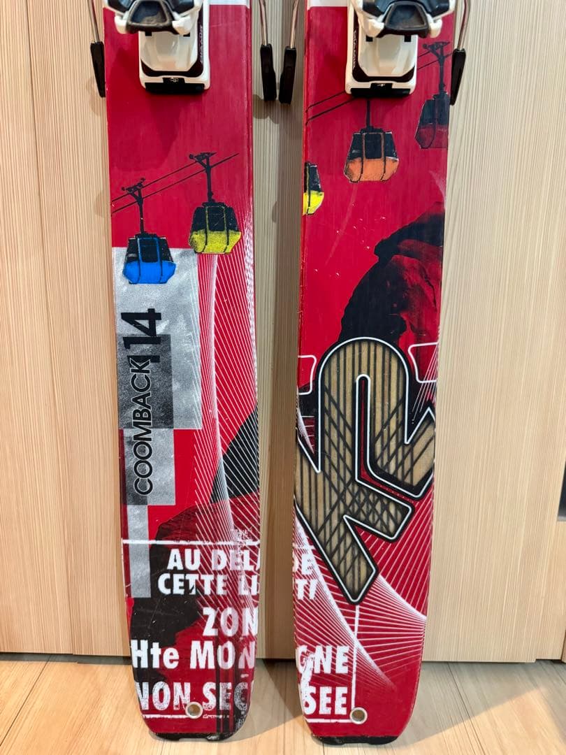 K2 COOMBACK スキー板 バックカントリー ディアミール　ビンディング付