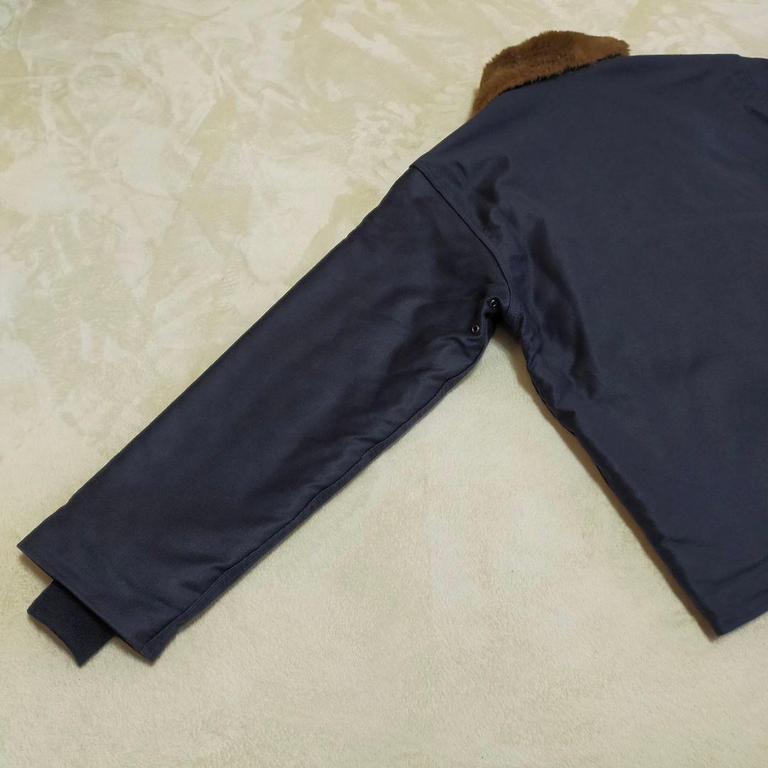 美品　HOUSTON　N-1　デッキジャケット　40サイズ　ネイビー　日本製