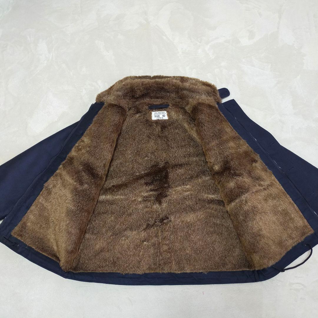 美品　HOUSTON　N-1　デッキジャケット　40サイズ　ネイビー　日本製